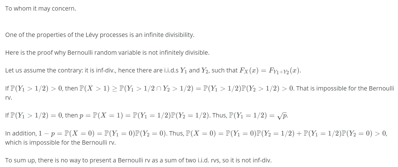 Stochastic Processes Week 8 Lévy processes | 棒棒生